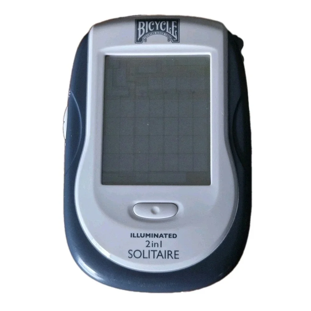 Bicycle Illuminated Solitaire Handheld Electronic Game 2-in-1 2006 Techno Source
